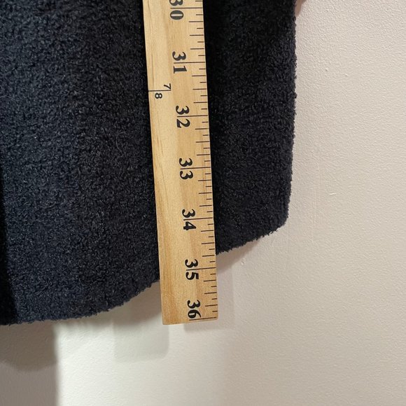 Barefoot Dreams Black Cozy Chic Lite Open Front Cardigan Knit Sweater S/M - Picture 7 of 13